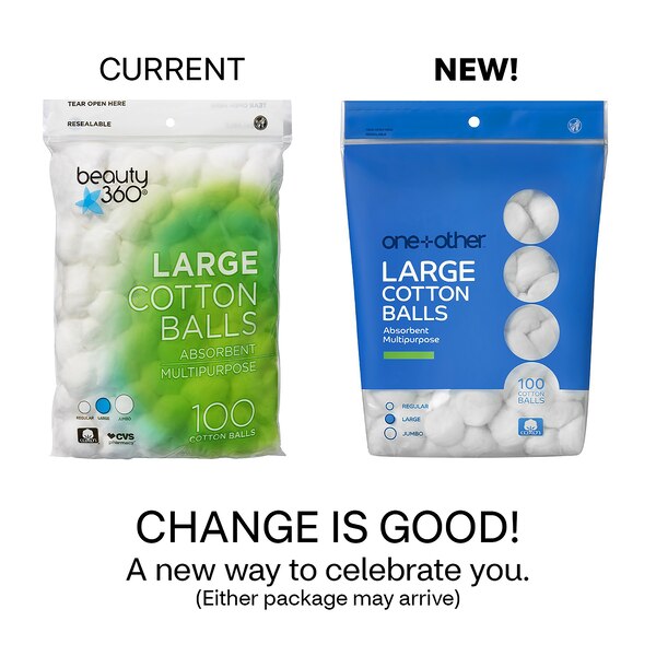 one+other Large Absorbent Cotton Balls