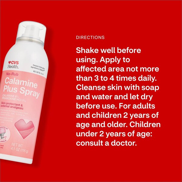 CVS Health No-Rub Calamine Plus Spray