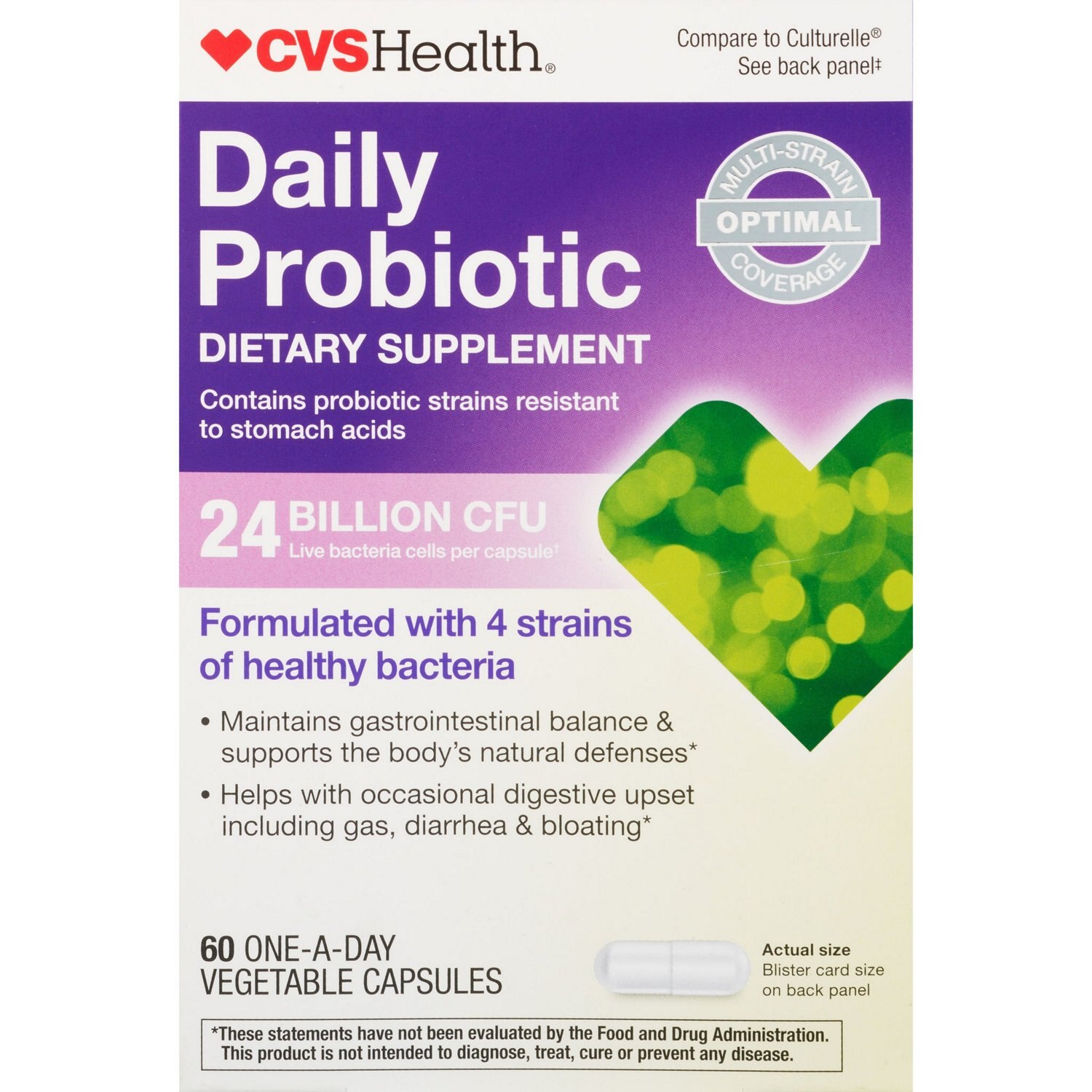 CVS Daily Probiotic 24 Billion CFU Capsules