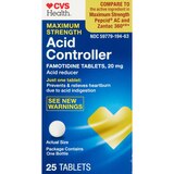 CVS Health Maximum Strength Acid Controller Tablets, thumbnail image
