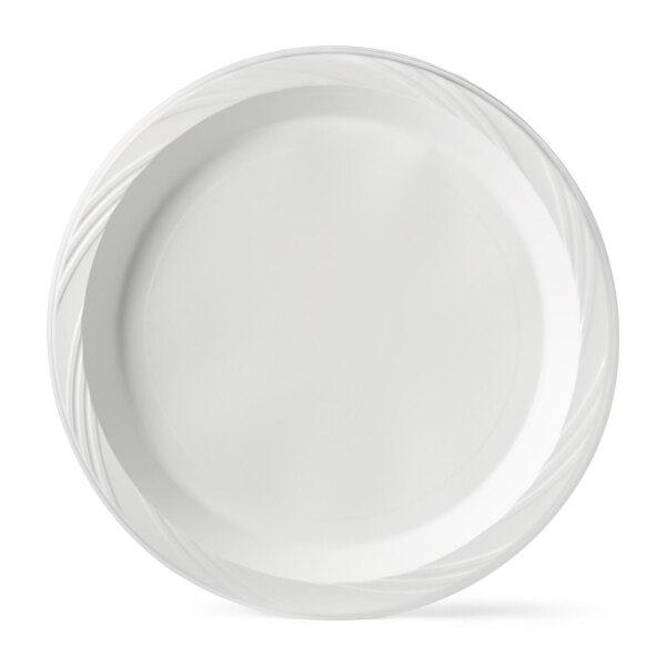 Total Home Microwavable Plastic Dinner Plates , 14 ct