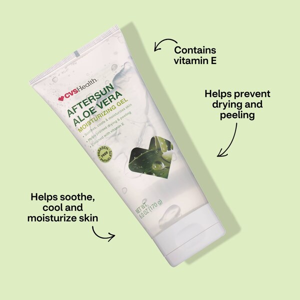 CVS Health Aftersun Aloe Vera Moisturizing Gel, 6oz