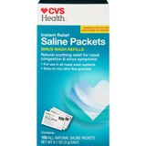 CVS Health Instant Relief Saline Sinus Wash Packet Refills, 100 CT, thumbnail image 1 of 3