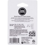 Total Home Polarized Grounding Adapters, 2 ct, thumbnail image