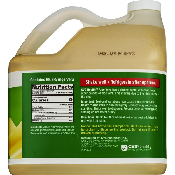 CVS Health Aloe Vera Juice, 128 OZ