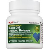 CVS Health 12HR Maximum Strength Mucus DM Extended Release Tablets, thumbnail image