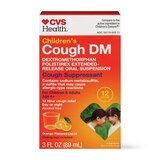 CVS Health Children's 12HR Cough DM Cough Suppressant Liquid, thumbnail image