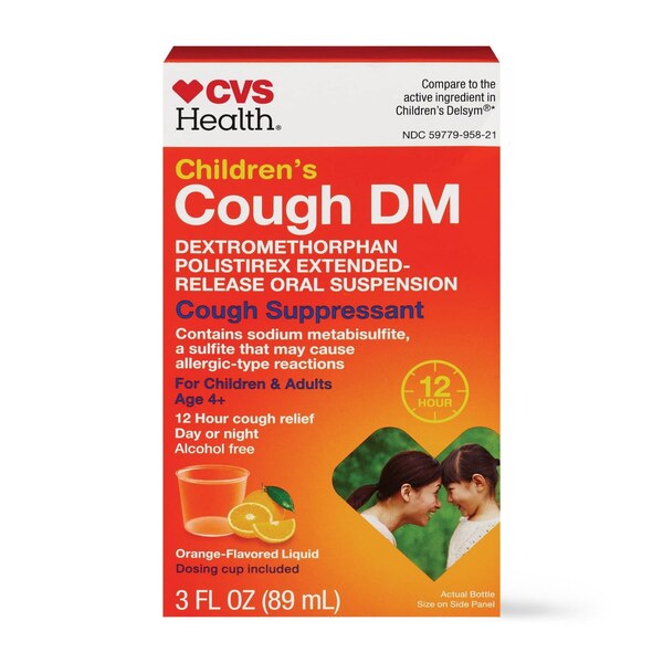 CVS Health Children's 12HR Cough DM Cough Suppressant Liquid
