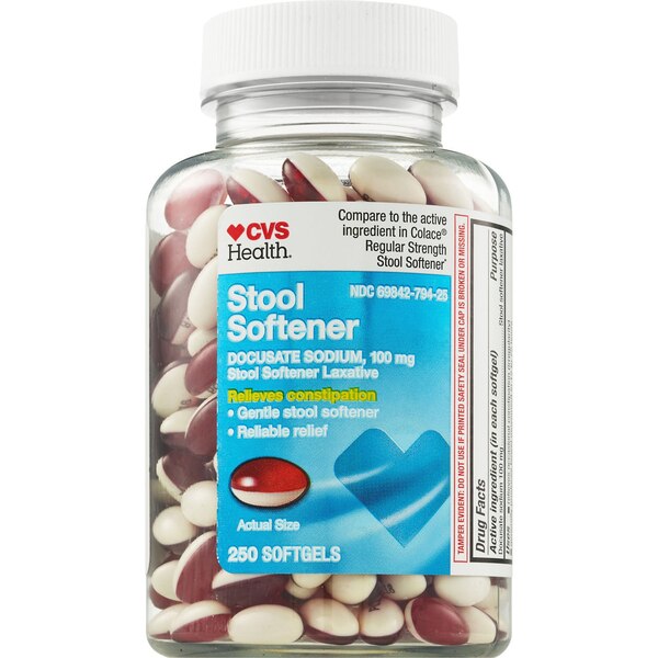 CVS Health Stool Softener 100 MG Softgels