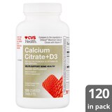 CVS Health Calcium Citrate + D3 Tablets, 120 CT, thumbnail image