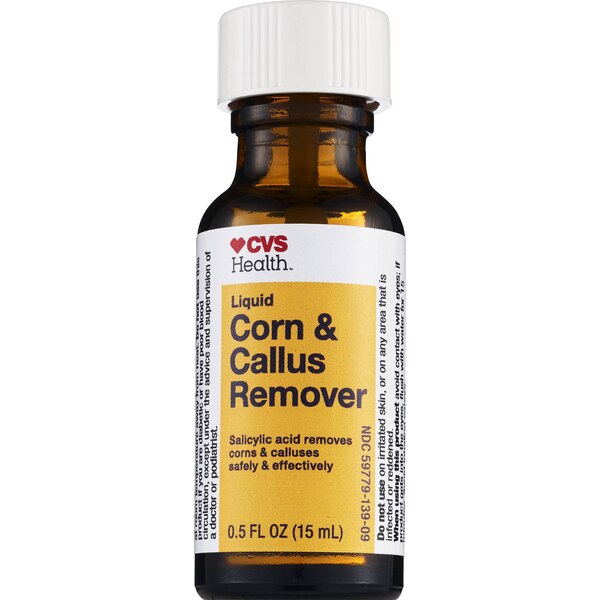 CVS Health Liquid Corn & Callus Remover Kit, Plus Non-Medicated Cushions
