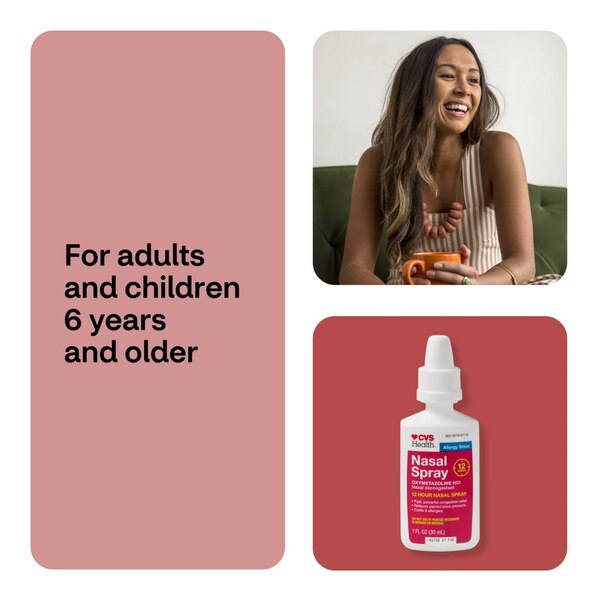 CVS Health 12HR Nasal Spray Oxymetazoline 0.05%, 1 OZ