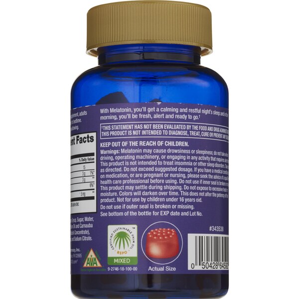 CVS Health Melatonin 5 MG Gummy, Strawberry, 60 CT