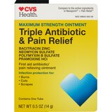 CVS Health Triple Antibiotic & Pain Relief Maximum Strength Ointment, thumbnail image
