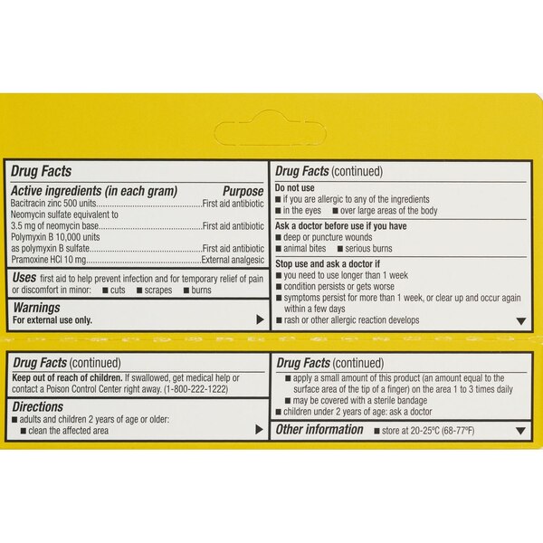 CVS Health - Pomada antibiótica y analgésica triple, Maximum Strength