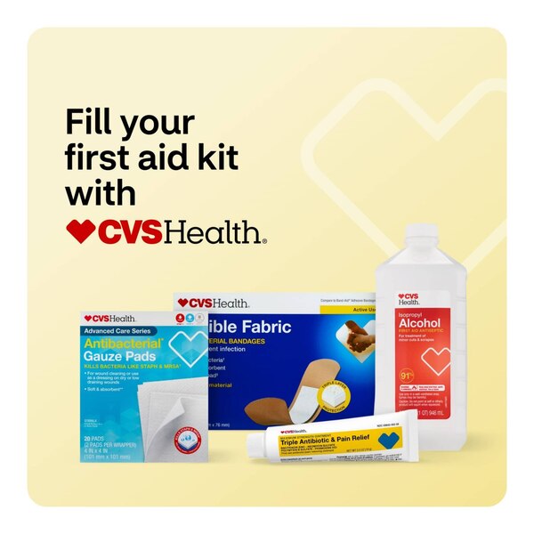 CVS Health - Pomada antibiótica y analgésica triple, Maximum Strength