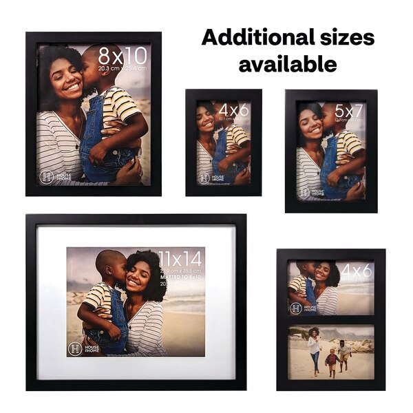 House To Home Black Gallery Picture Frame, 4 x 6 in