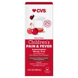 CVS Health Children's Acetaminophen Pain Reliever & Fever Reducer Oral Suspension, thumbnail image