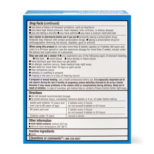 CVS Health Antacid & Pain Reliever Effervescent Tablets, Original Strength, 36 CT