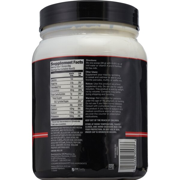 CVS Whey Protein Powder, 32 OZ