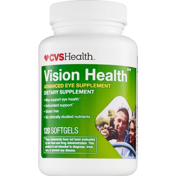 CVS Health Vision Health Softgels, 120 CT