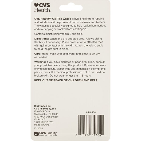 CVS Health Toe Wrap Supports, 2 CT