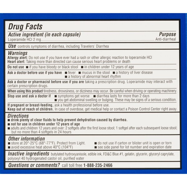 CVS Health Anti-Diarrheal Softgels