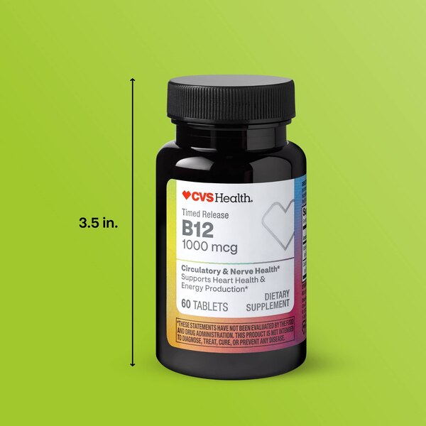 CVS Health Vitamin B12 Tablets , 60 CT