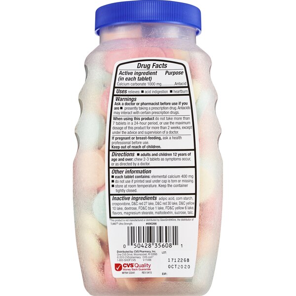 CVS Health Antacid Chewable Tablets