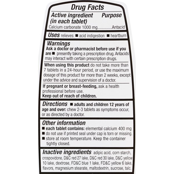 CVS Health Antacid Chewable Tablets