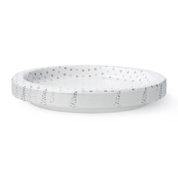 Total Home Decorated Paper Plates, 24 ct