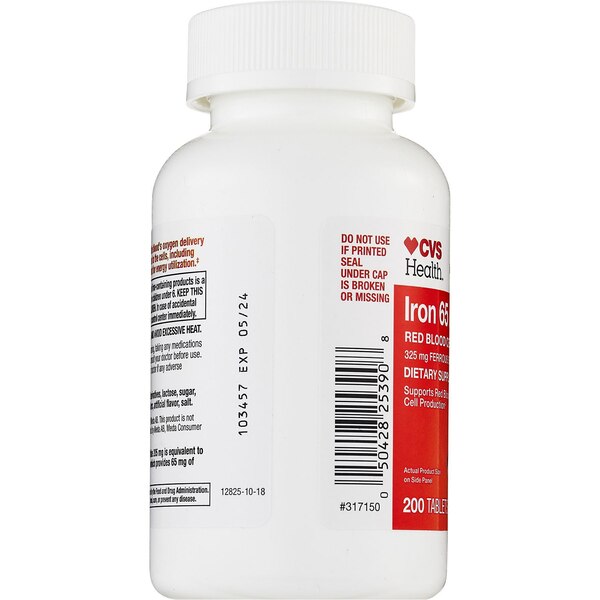 CVS Health Iron Tablets, 200 CT