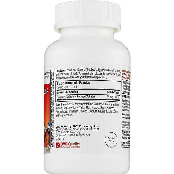 CVS Health Iron Tablets, 200 CT
