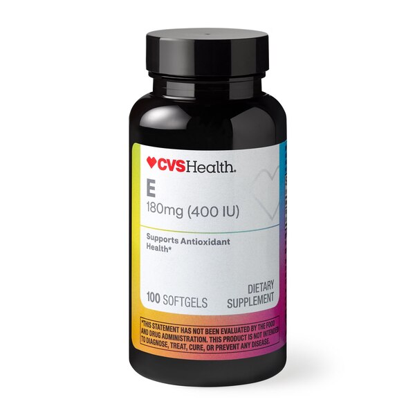 CVS Health Vitamin E Softgels, 100 CT