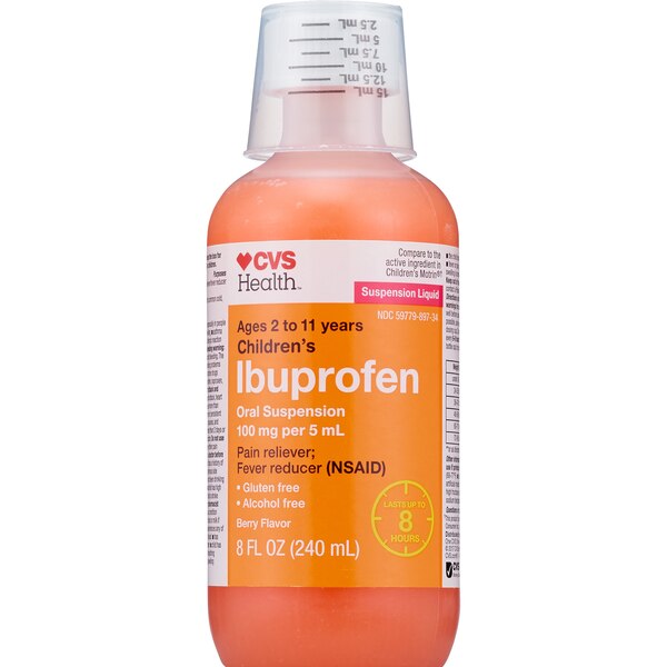 CVS Health Children's Ibuprofen Pain Reliever & Fever Reducer (NSAID) Oral Suspension
