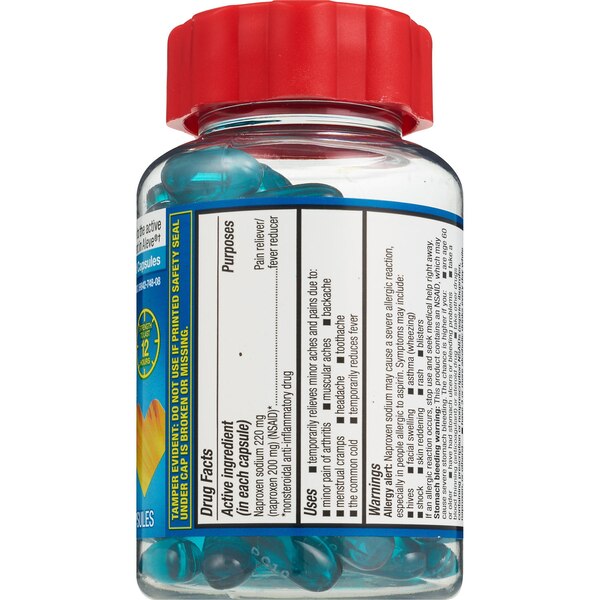 CVS Health Naproxen Sodium 220 MG Liquidid-Filled Capsules