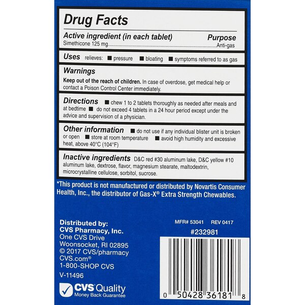 CVS Health Extra Strength Gas Relief