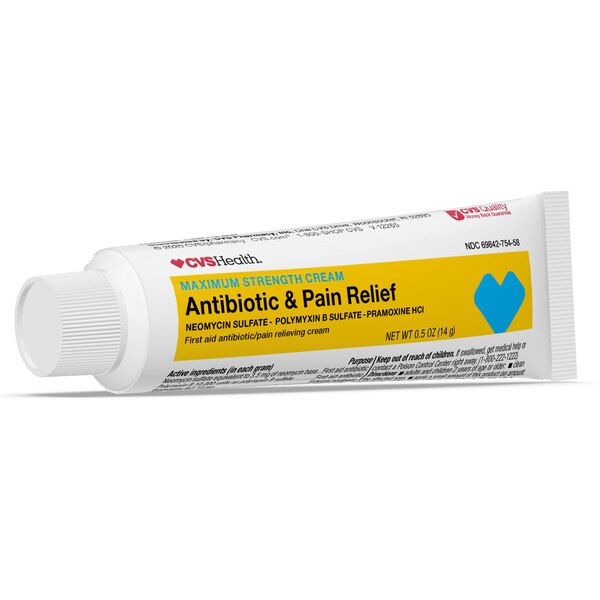 CVS Health Maximum Strength Antibiotic & Pain Relief Cream