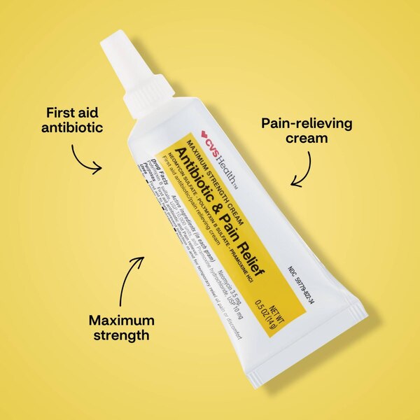 CVS Health Maximum Strength Antibiotic & Pain Relief Cream