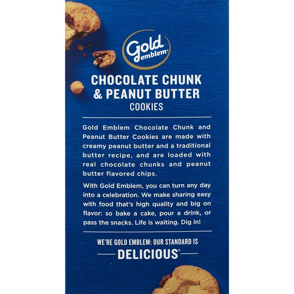 Gold Emblem Peanut Butter Chocolate Chunk Cookies