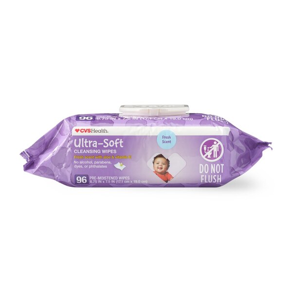 CVS Health Ultra-Soft Cleansing Wipes SoftPak
