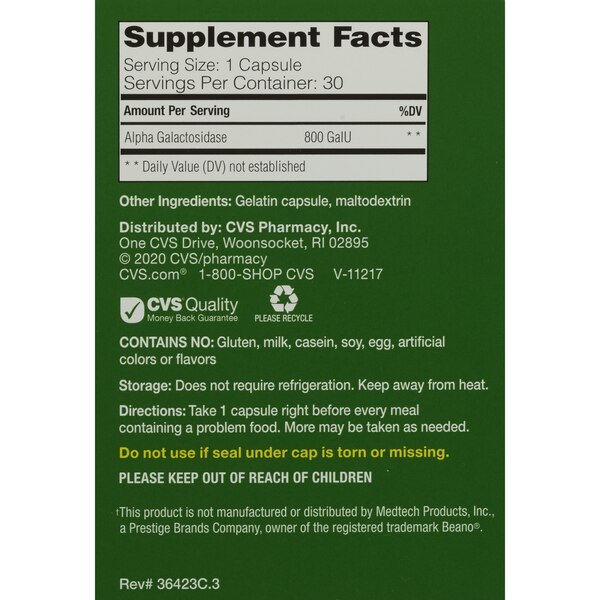 CVS Health Beanaid Fast Acting Capsules