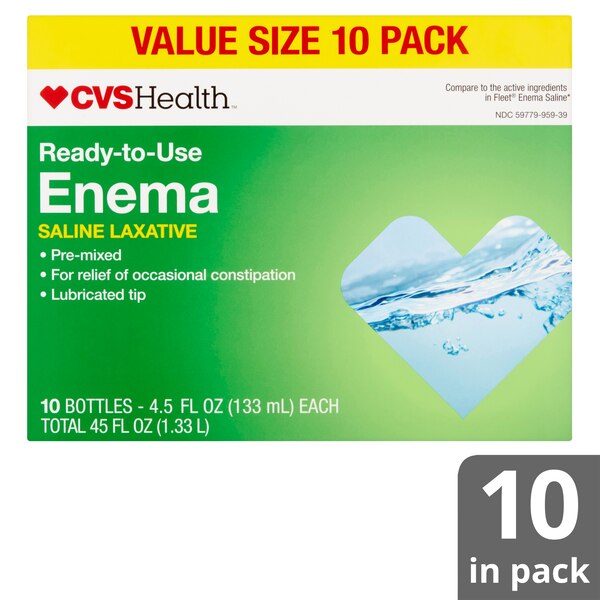 CVS Health - Enema desechable, sin látex