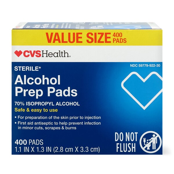 CVS Health 70% Isopropyl Alcohol Prep Pads