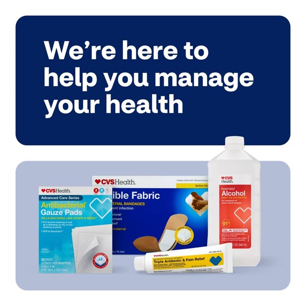 CVS Health 70% Isopropyl Alcohol Prep Pads