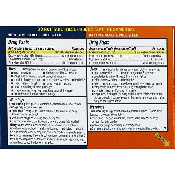CVS Health Maximum Strength Cold & Flu Relief Softgels