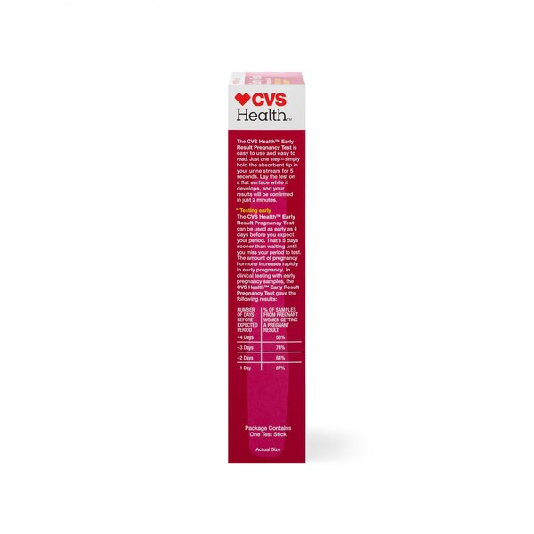 CVS Health Early Result Pregnancy Test