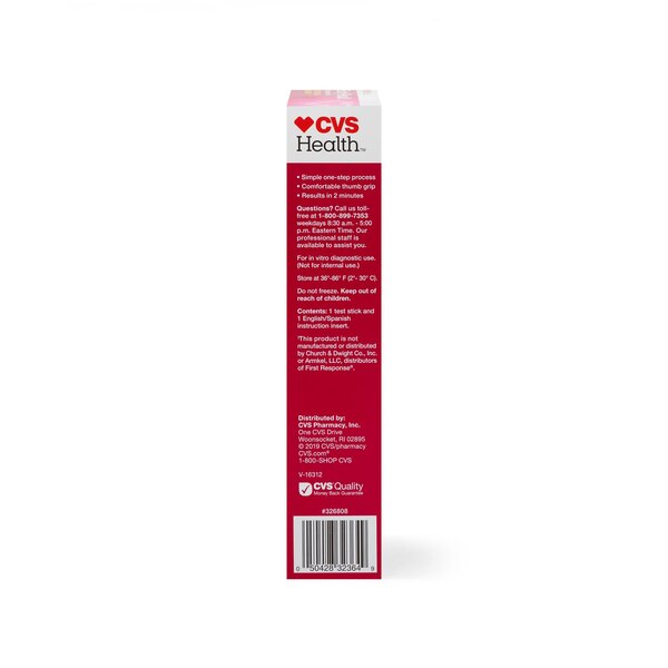 CVS Health Early Result Pregnancy Test