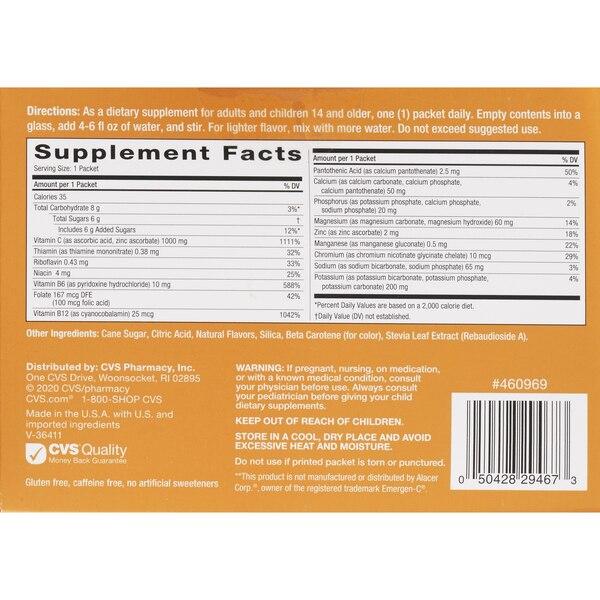 CVS Health Immune Support Vitamin C Drink Packets