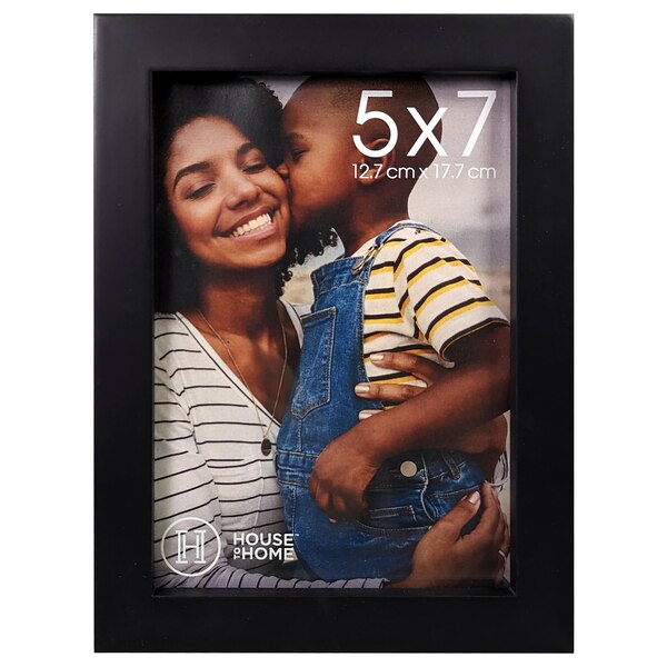 House To Home Black Gallery Picture Frame, 5 x 7 in